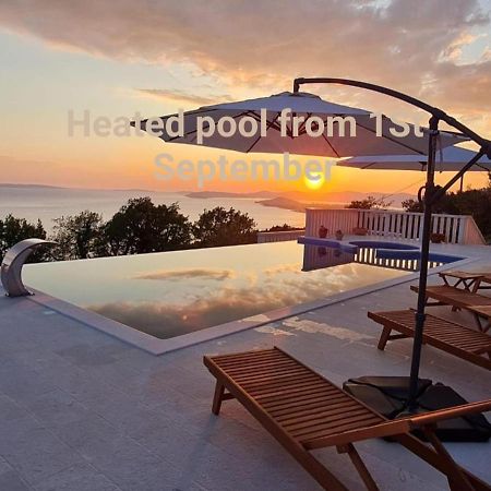 Sea View Luxury Apart Hotel Villa Conte With Swiming Pool And Romantic Spa Podstrana Buitenkant foto
