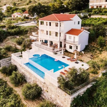 Sea View Luxury Apart Hotel Villa Conte With Swiming Pool And Romantic Spa Podstrana Buitenkant foto