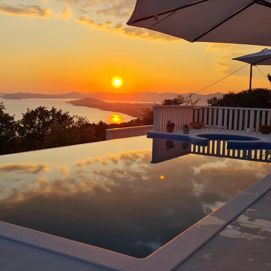 Sea View Luxury Apart Hotel Villa Conte With Swiming Pool And Romantic Spa Podstrana Buitenkant foto